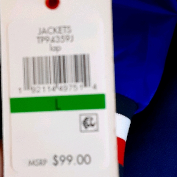 Tommy Hilfiger Jacket blue windbreaker size large - Picture 7 of 7